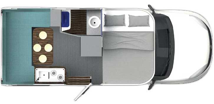 Grundriss Hotomobil Ronin XL 