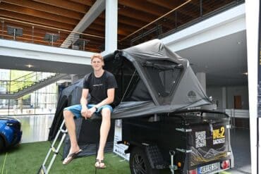 Dachzelt-Weltneuheit auf der Adventure Southside
