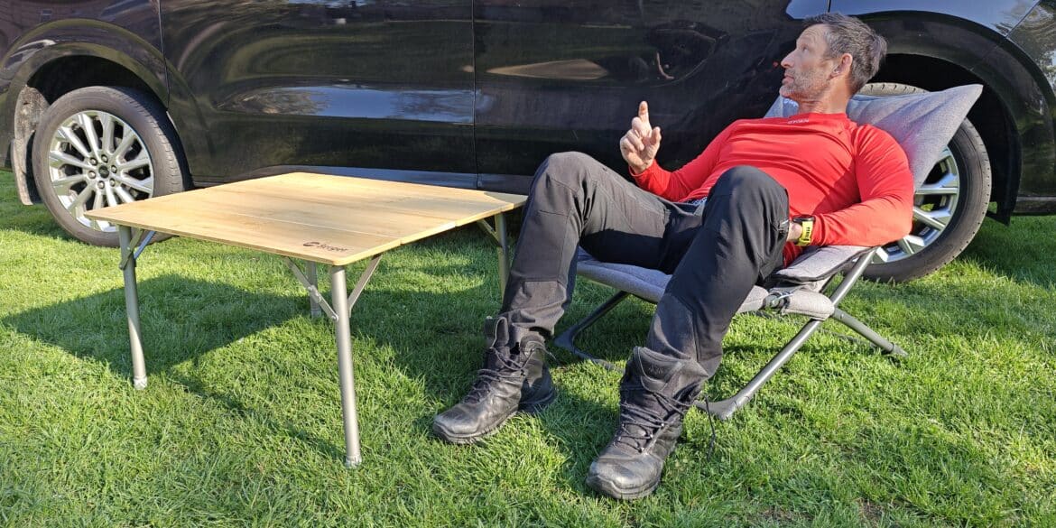 Zweiter Campingtisch von Fritz Berger im Test